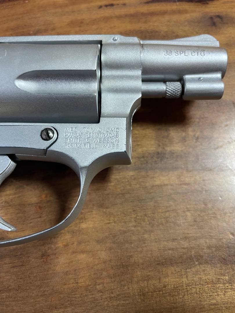 日本製 シルバー リボルバー　MFG 東京CMC スミス&ウエッソン