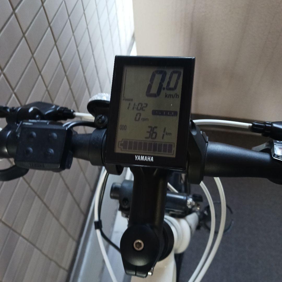 YAMAHA YPJ C 電動アシスト付きホワイトクロスバイク