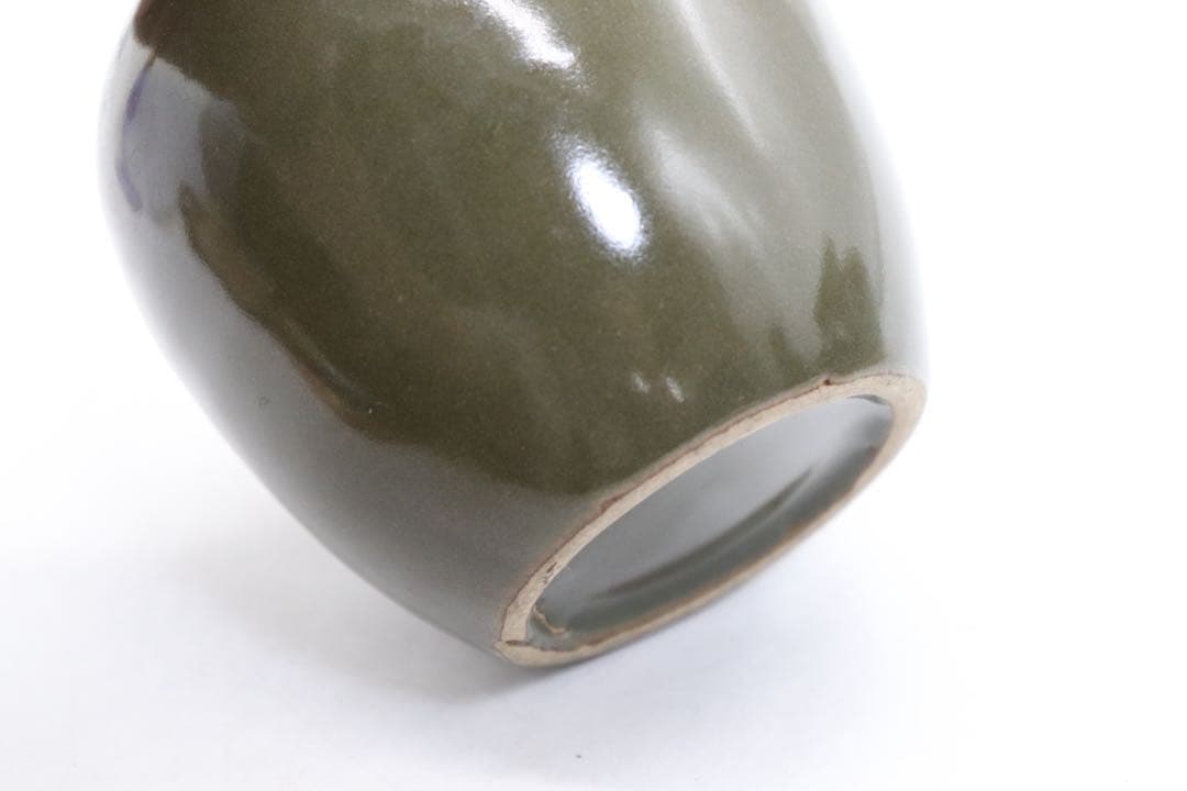 中国　そば釉小壺　送料込み250901