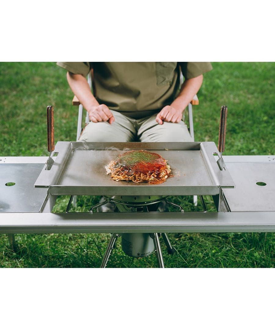 スノーピーク　オタフクソースコラボステンレスお好み焼鉄板