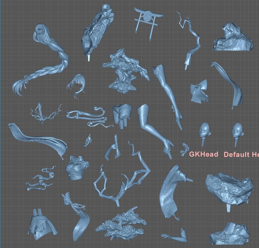 原神 雷電将軍 1/7 未塗装未組立 フィギュア ガレージキット 美少女