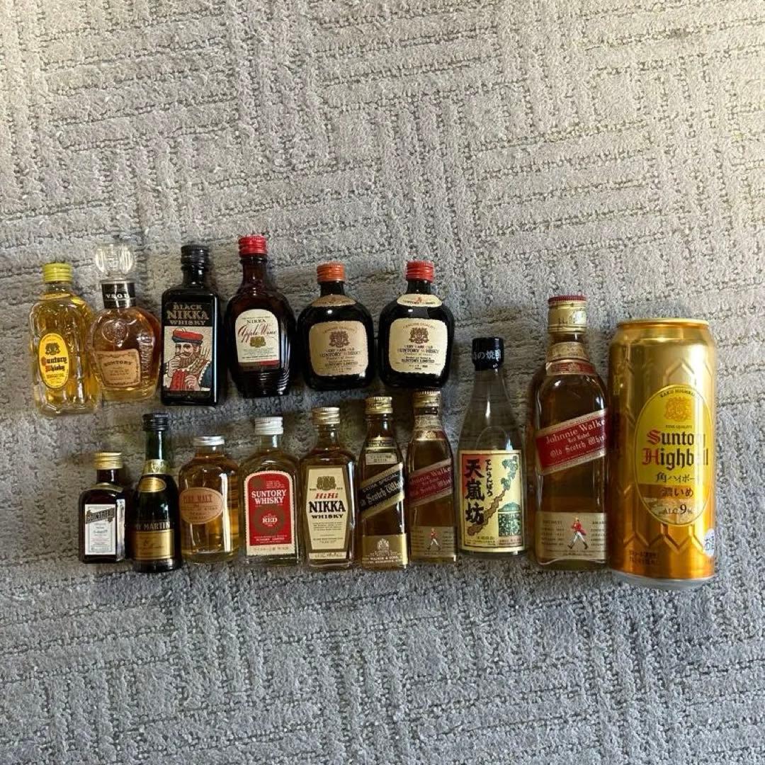 希少 ウイスキー ミニボトル まとめ売り サントリー ニッカ ジョニーウォーカ等
