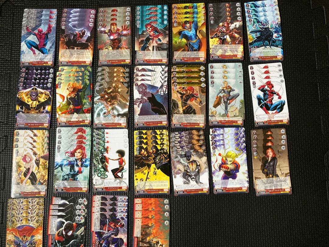 ヴァイスシュバルツ　MARVEL初弾・2弾・3弾4コンセット