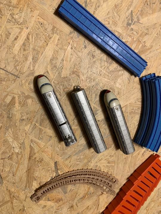 【再値下げ】骨董品 ブリキ 超特急ひかり号 Aー1002 レール付き