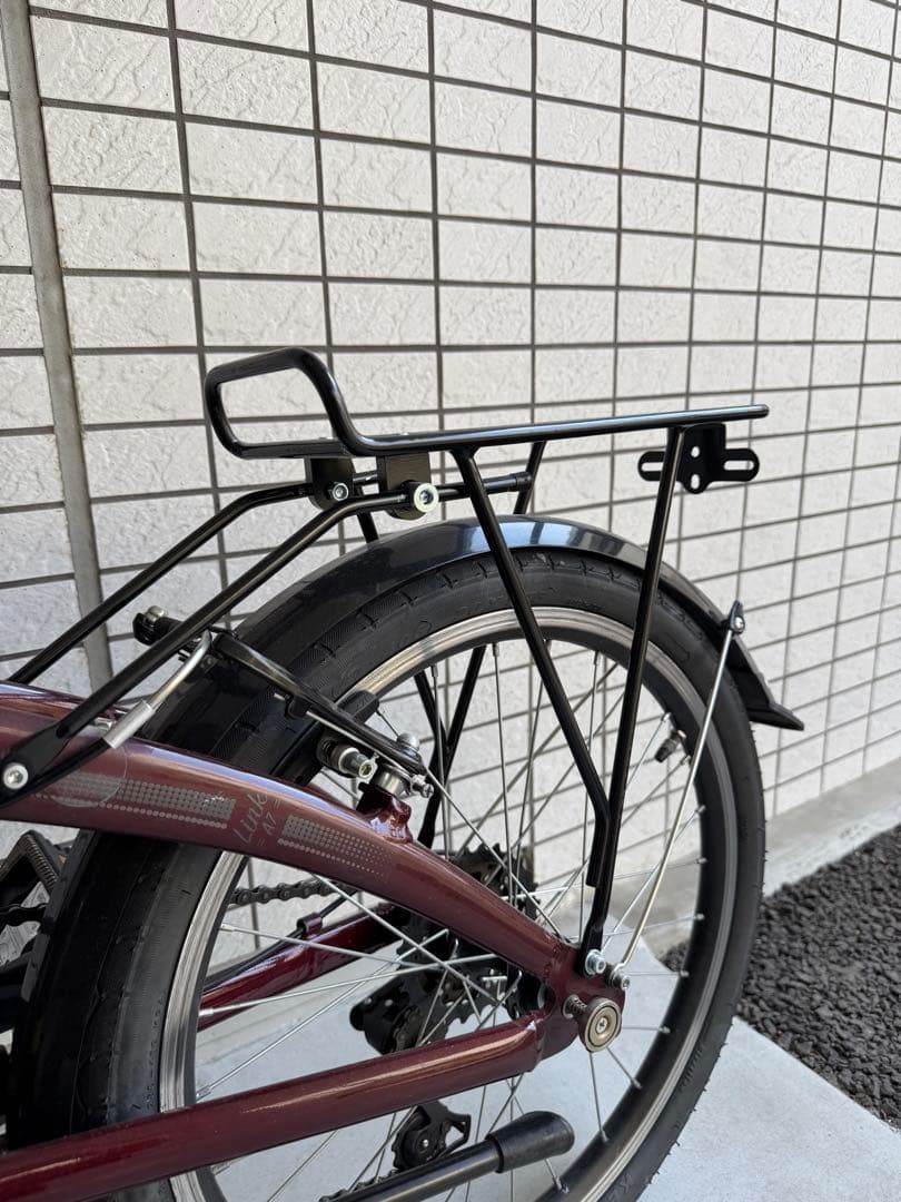 Tern Link A7 折りたたみ自転車 キャリア・バッグ付き