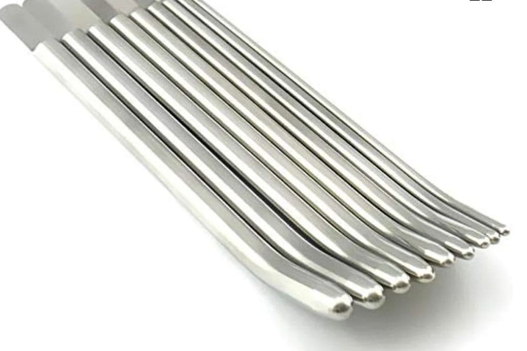 尿道拡張ブジー　９本セット　医療器具　アンティーク　新品未使用