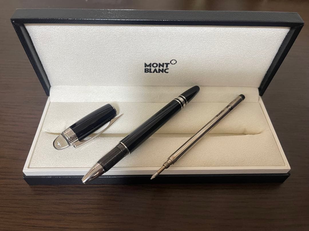 美品　モンブランボールペン　スターウォーカーレジン　ローラーボールキャップ式