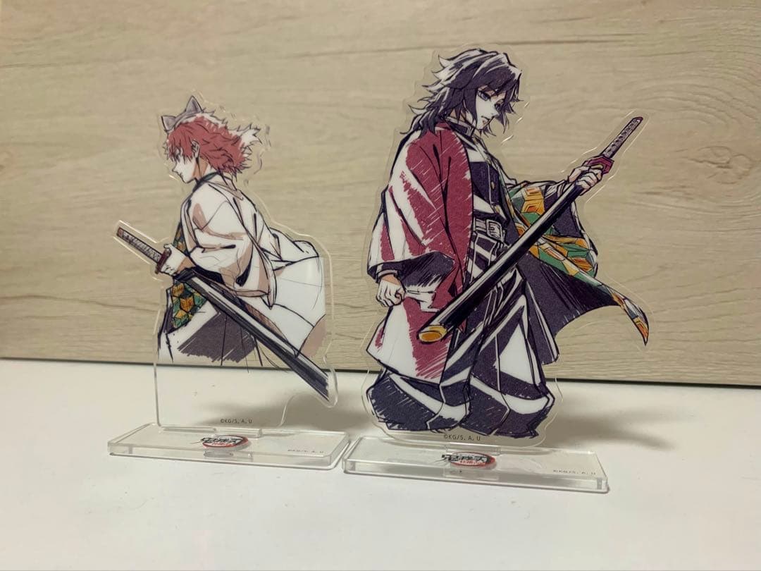 【☆送料無料☆】鬼滅の刃 webshopくじ 冨岡義勇 錆兎 アクリルスタンド