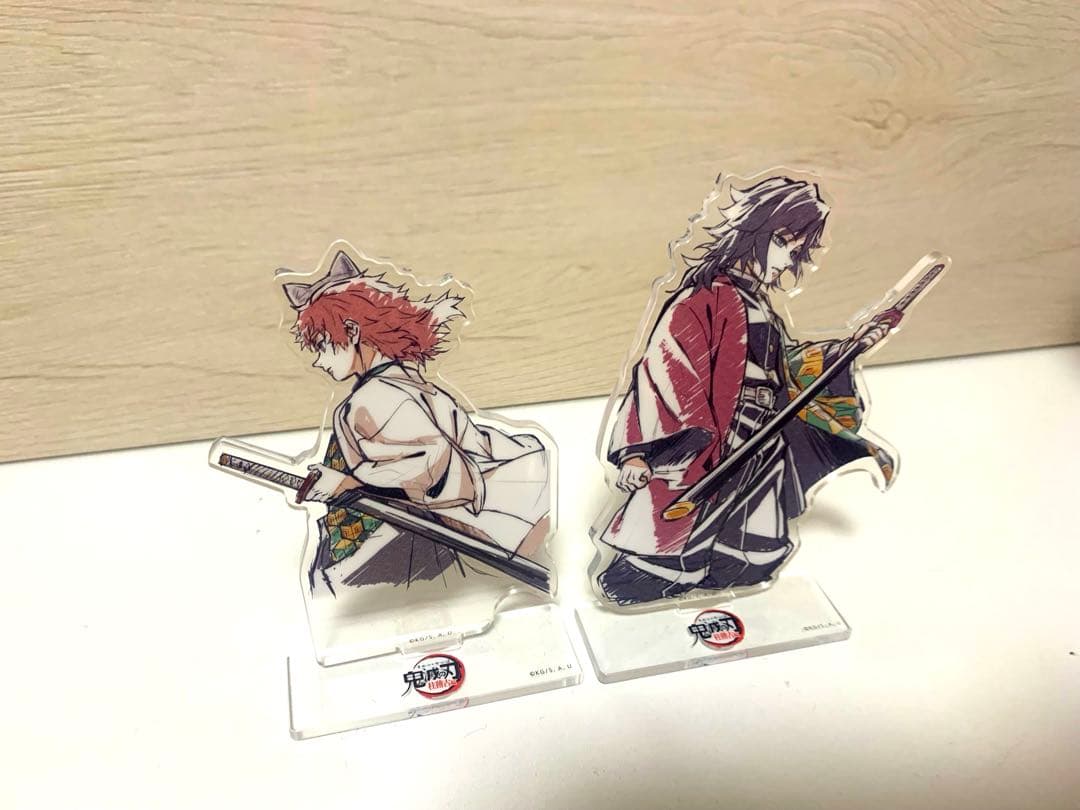 【☆送料無料☆】鬼滅の刃 webshopくじ 冨岡義勇 錆兎 アクリルスタンド