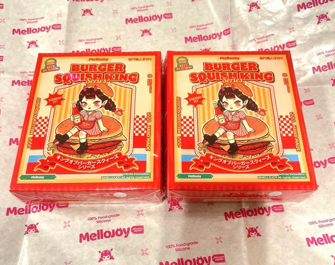 【新品未開封シュリンク付き】mellojoy スクイーズ　ハンバーガーシリーズ