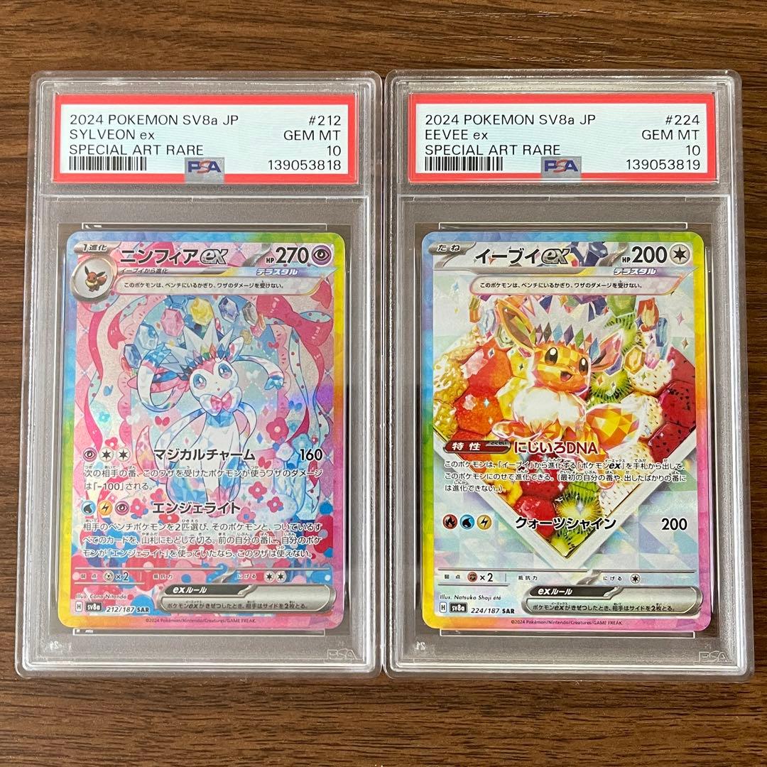 10連番 ブイズ sar PSA10 【極美品】 テラスタルフェスex