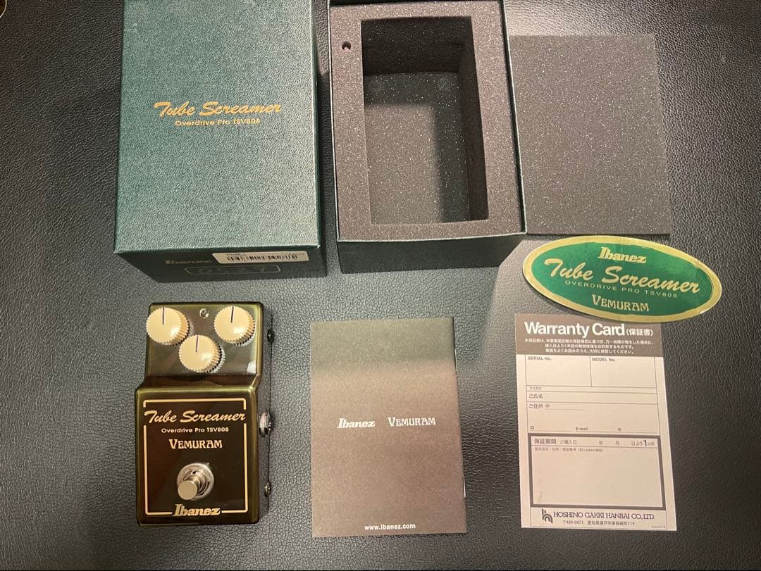 ギター Ibanez Tube Screamer TSV808 Vemuram