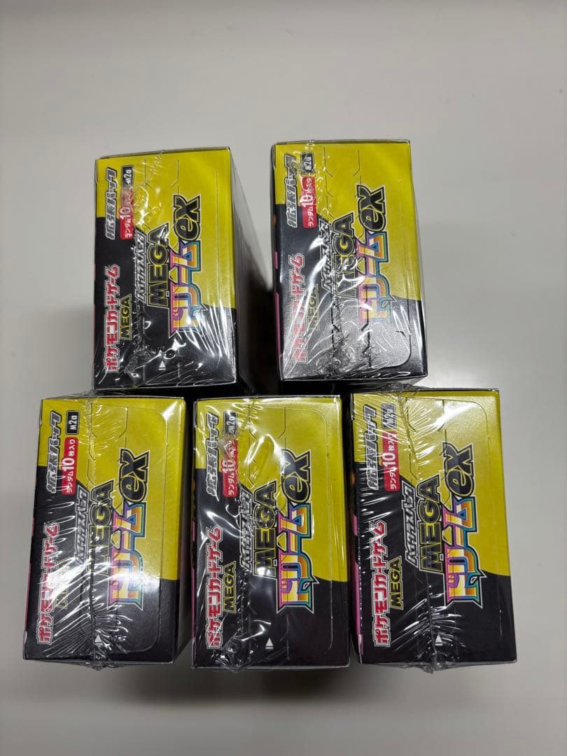 ポケモンカード MEGAドリームEX シュリンク付き　5BOX