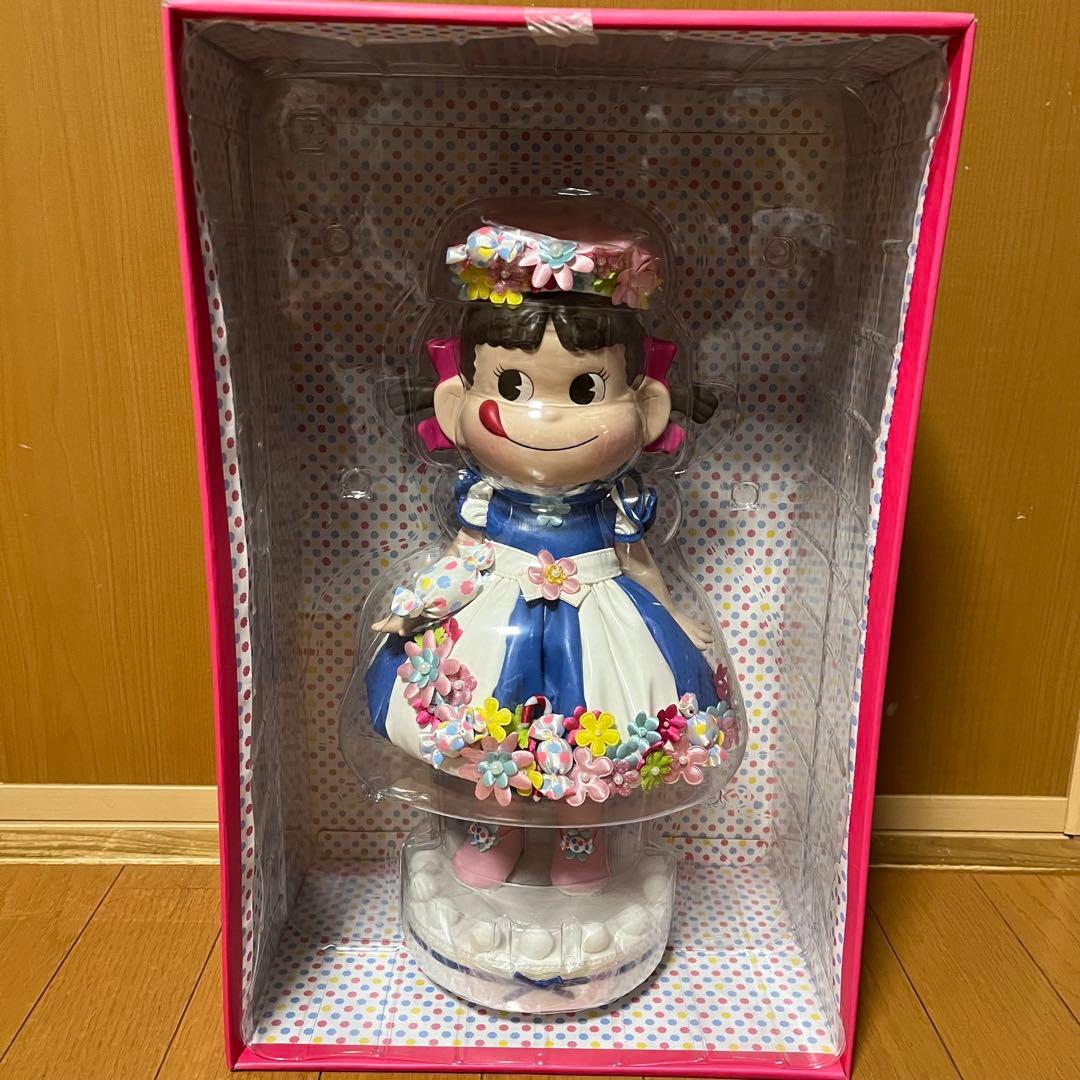 【美品】不二家 ペコちゃん ポコちゃん 60周年 ビスクドール ペア2011