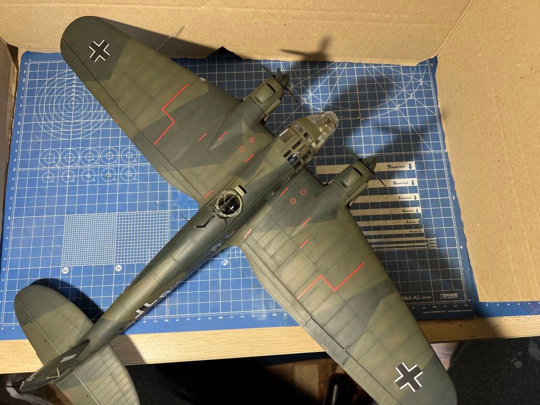 ICM 1/48 ハインケルHe111H-3 完成品