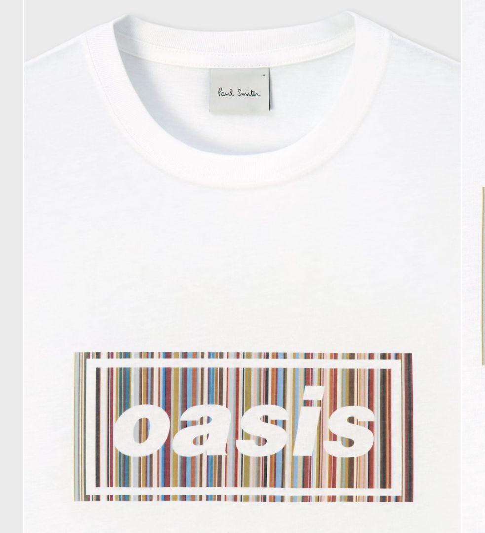Paul Smith × Oasis シグネチャーストライプロゴ Tシャツ　XL