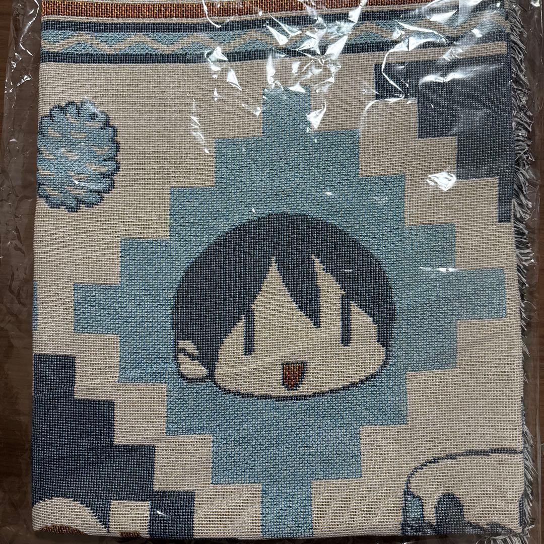 ゆるキャン△10周年展 「こうするとぬくいですぞ」ブランケット