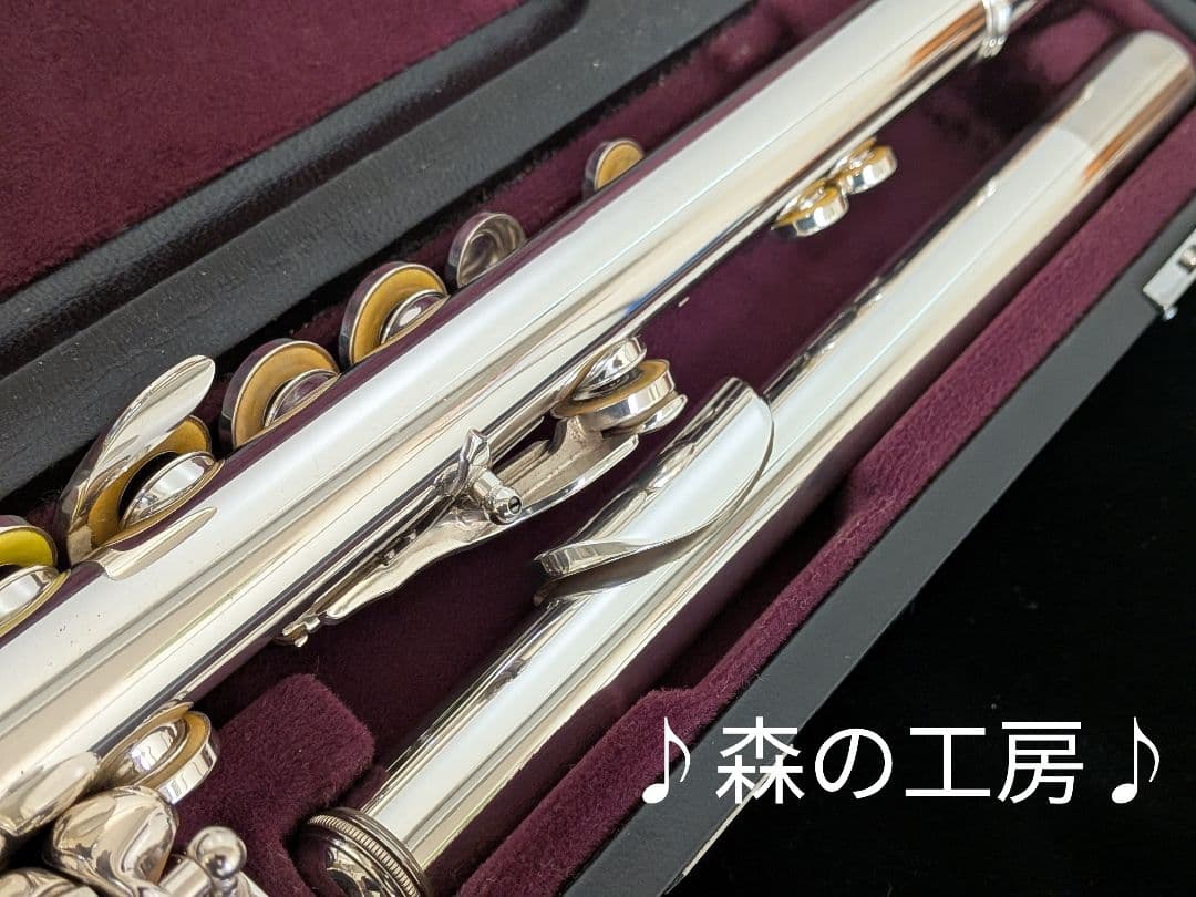 中古フルート専門店‼️部活応援‼️銀メッキ ヤマハフルートYFL211後期Eメカ