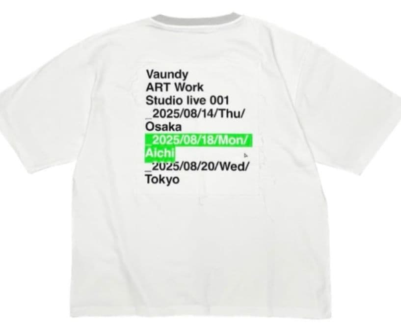 ♥未開封VaundyTシャツ 愛知Ver.♥
