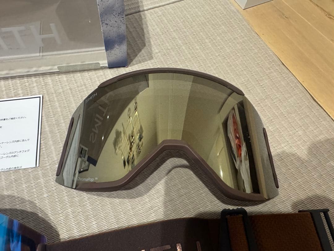 【廃盤カラー】Smith スカッドマグ Sepia Luxeスペアレンズ