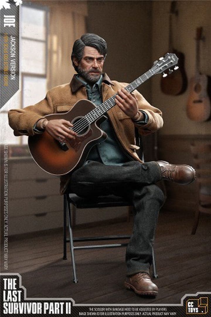 ラストオブアス2　ジョエル　エリー　セット1/6 フィギュア　バイオハザード　銃