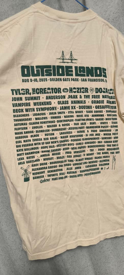 OUTSIDE LANDS 2025 Tシャツ