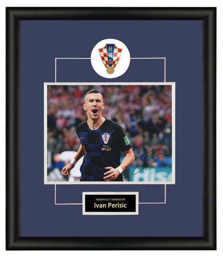直筆サイン入り写真 イヴァン・ペリシッチ クロアチアサッカー連盟 SA鑑定済