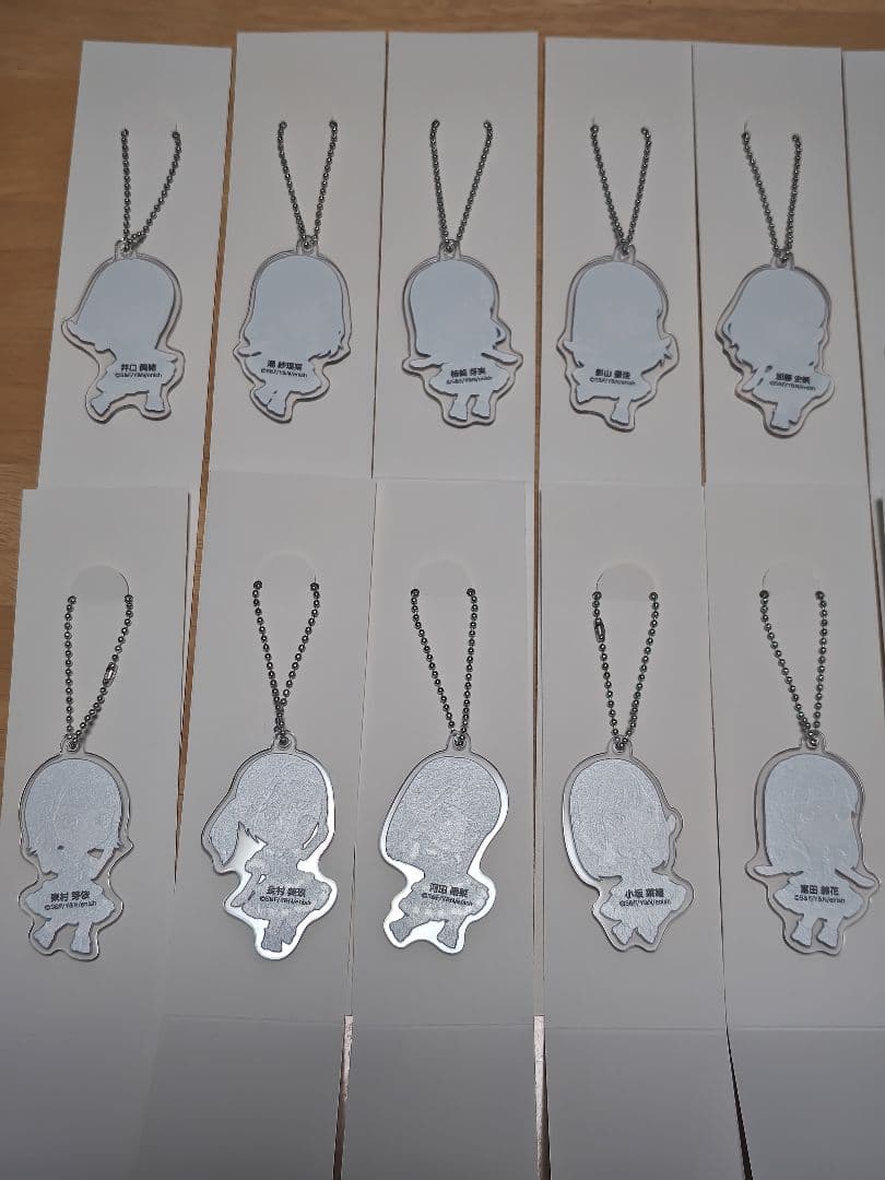 欅のキセキ アクリルチャーム クリスマス衣装 フルコンプセット