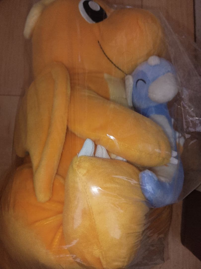 未使用 ポケモンセンター限定 カイリュー&ミニリュウ だっこぬいぐるみ