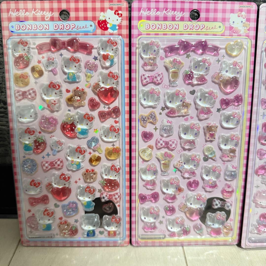 サンリオ　第二弾 ボンボンドロップシール 8種 コンプリートセット