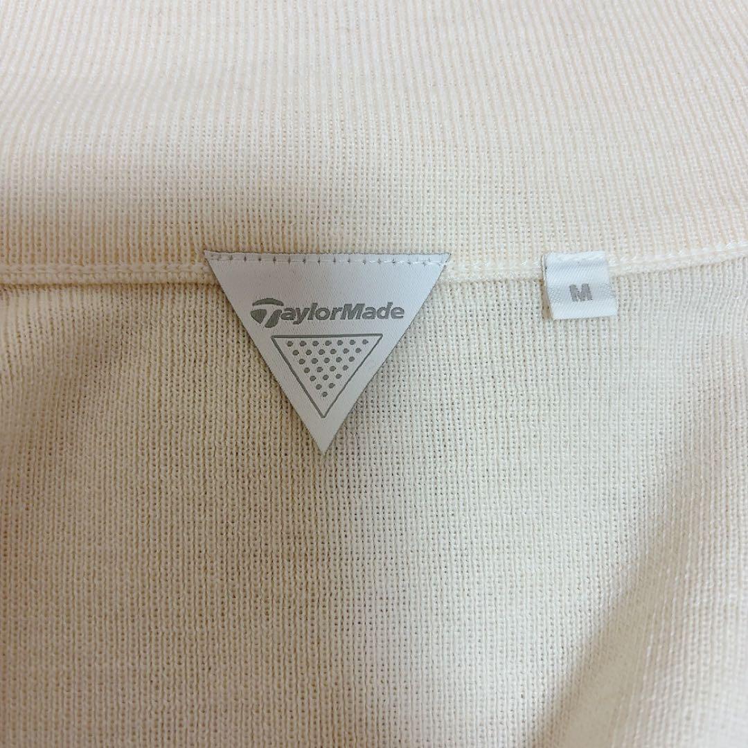 Taylor Made' ニットブルゾン カーディガン ゴルフウェア ホワイト