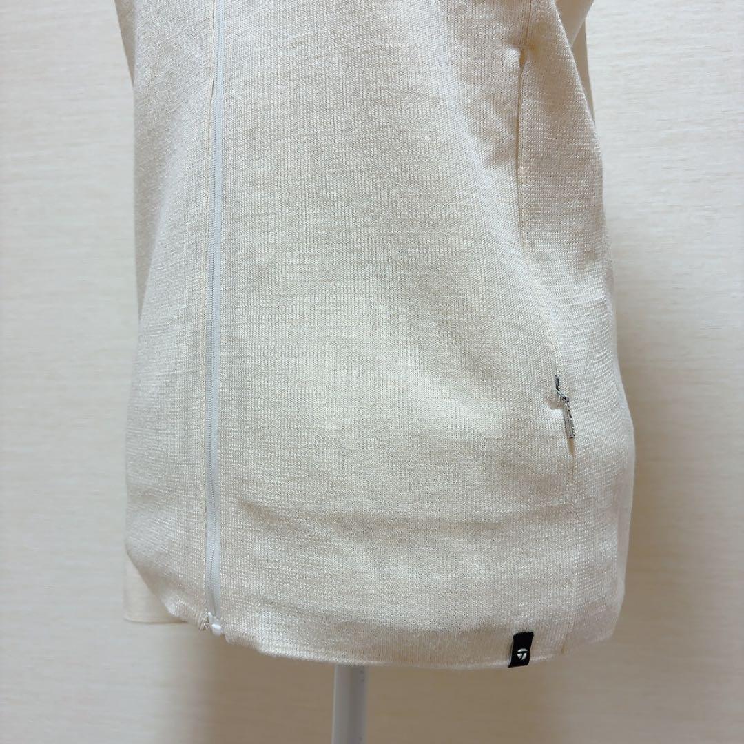 Taylor Made' ニットブルゾン カーディガン ゴルフウェア ホワイト