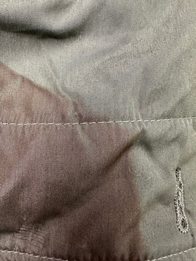 M-51 パーカー用フード　タグ赤　焼け