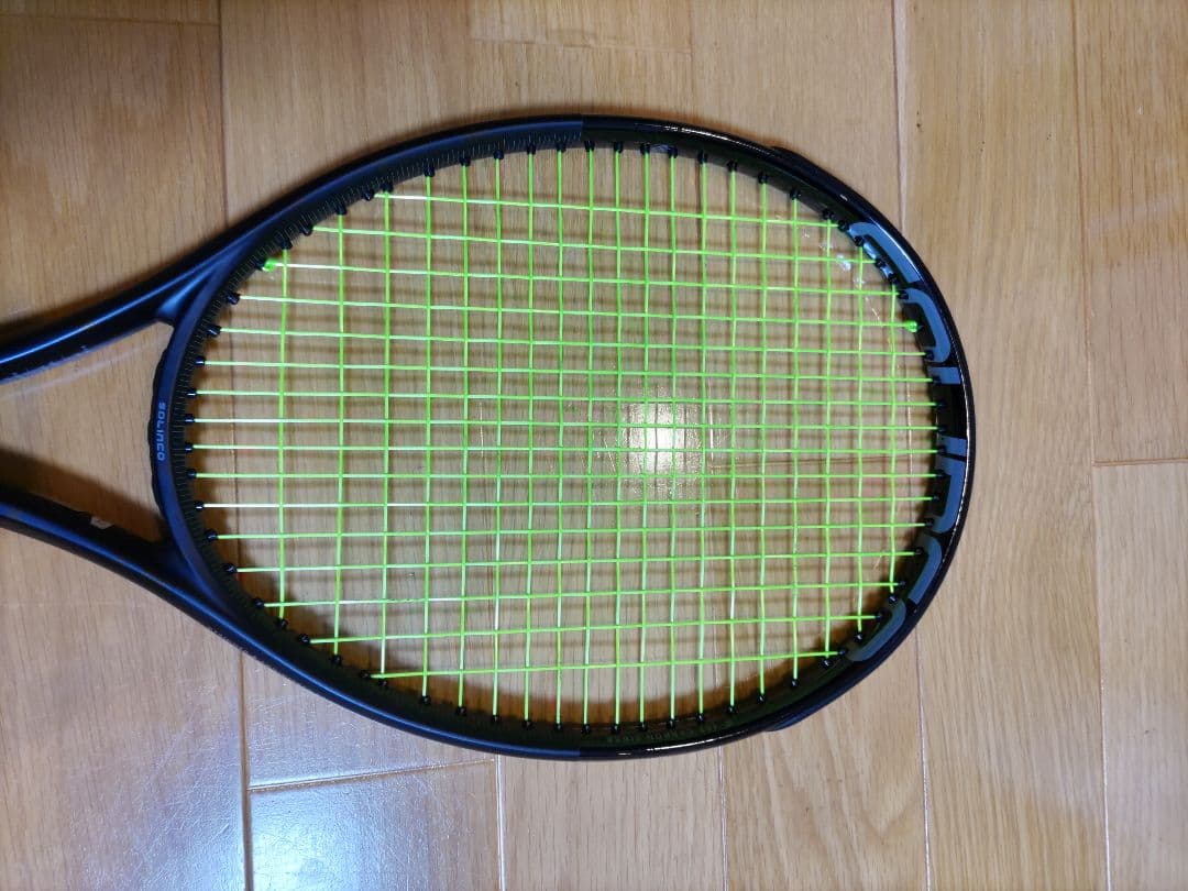 solinco blackout 300 極美品　実測値有り　ストリング張り立て