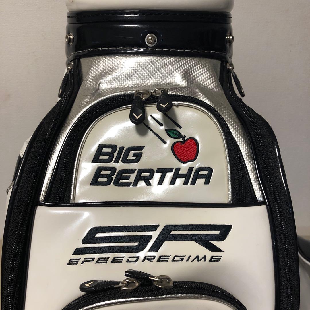 【美品】Callaway キャロウェイ ゴルフ エナメル３点式キャディバッグ