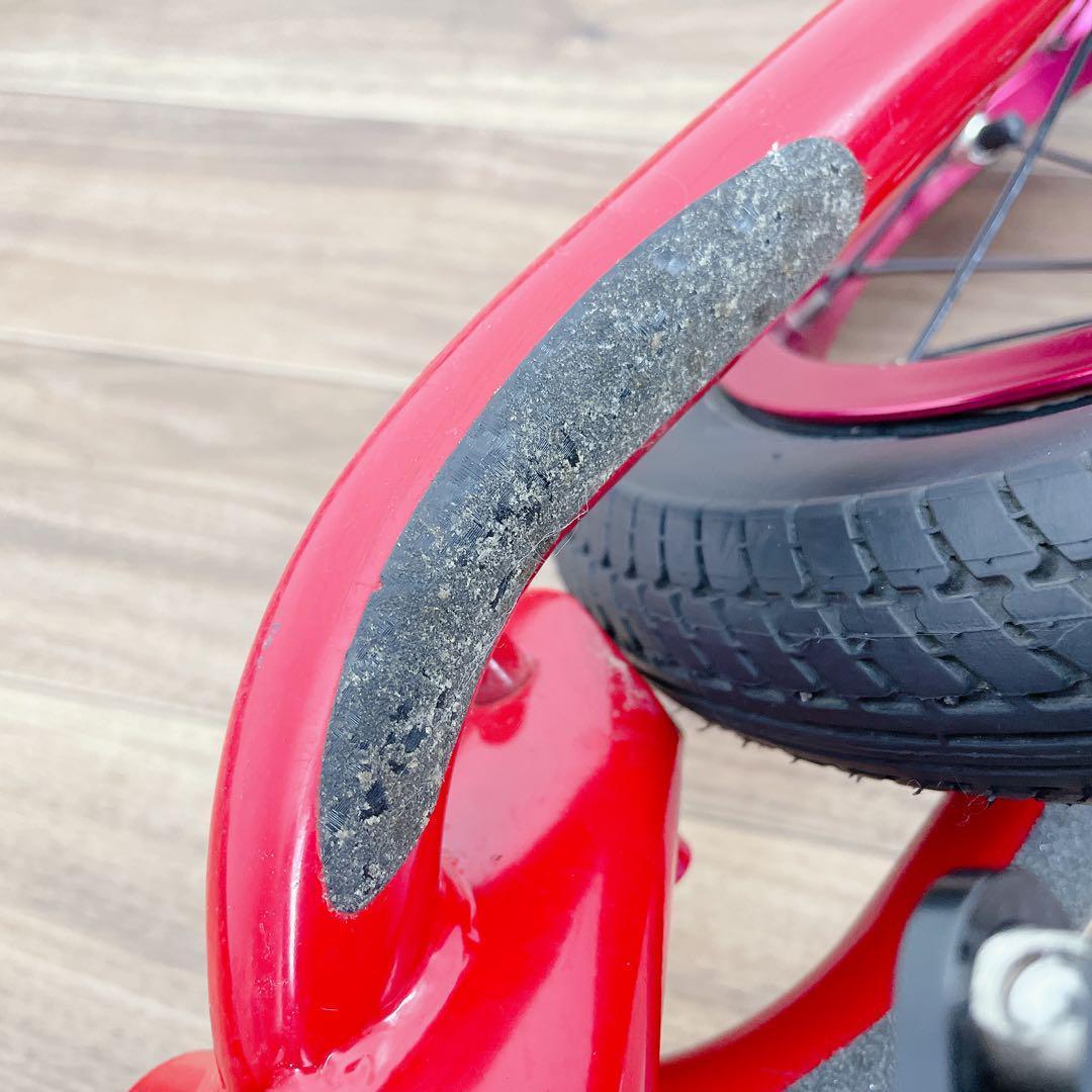 ストライダー　赤　レッド　カスタムホイール