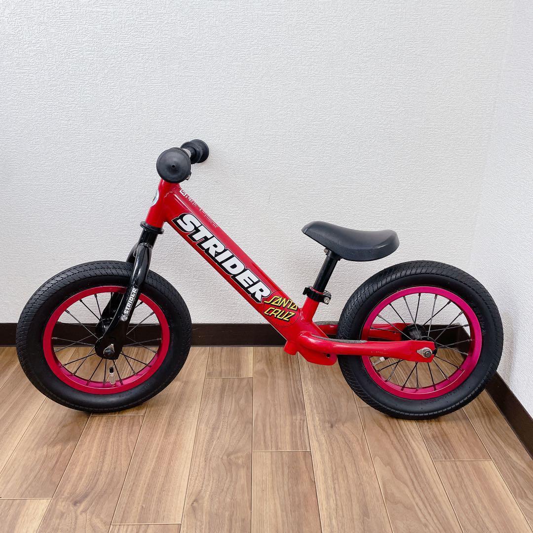 ストライダー　赤　レッド　カスタムホイール