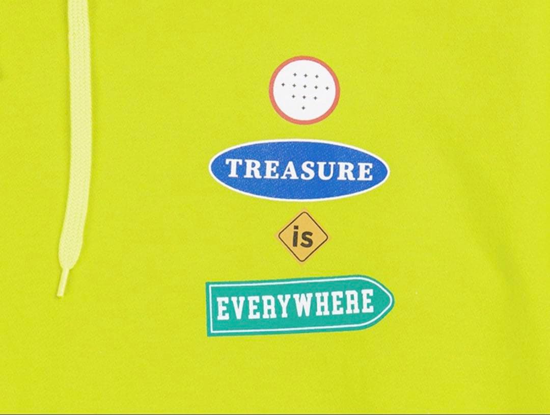 TREASURE MAP フーディ オリーブ ジェヒョク アサヒ Mサイズ