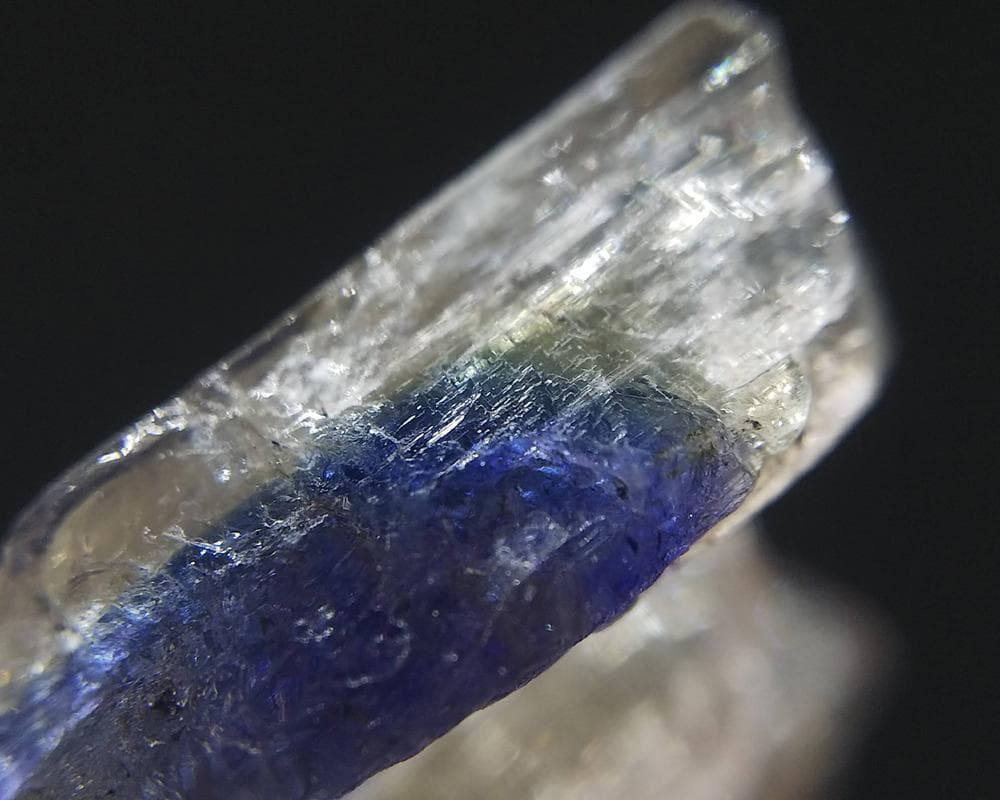 524 非加熱 ファンシーカラー バイカラー タンザナイト ゾイサイト