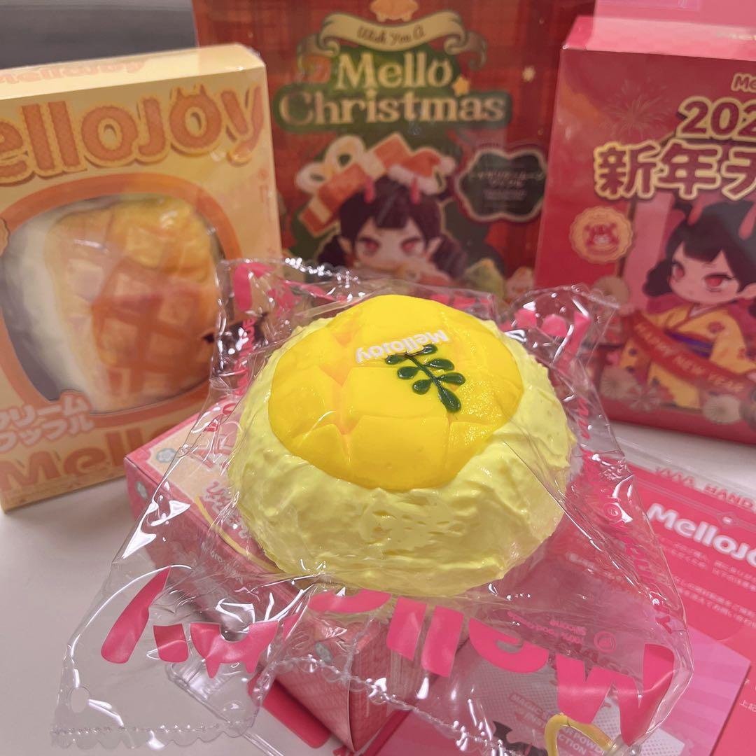 mellojoy ワッフル 四角 新年 チーム 旧 大福　4点セット メロジョイ