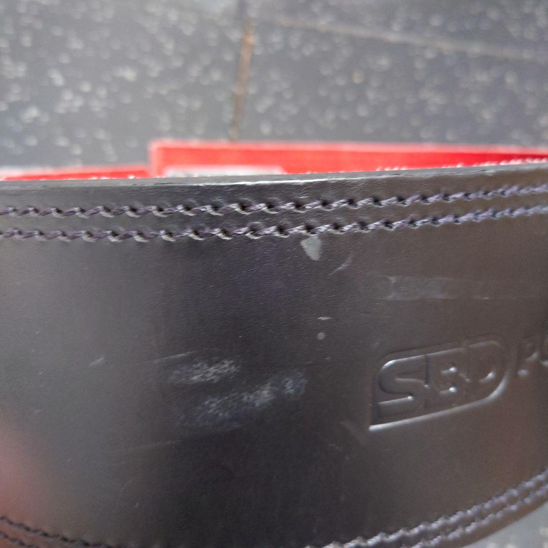 SBD トレーニング・パワーベルト 黒/赤 Sサイズ