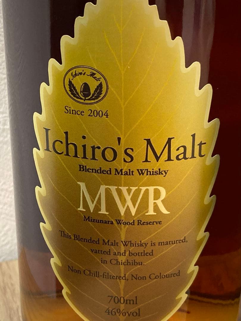 イチローズモルト ミズナラウッドリザーブ MWR 46 度 700ml◇