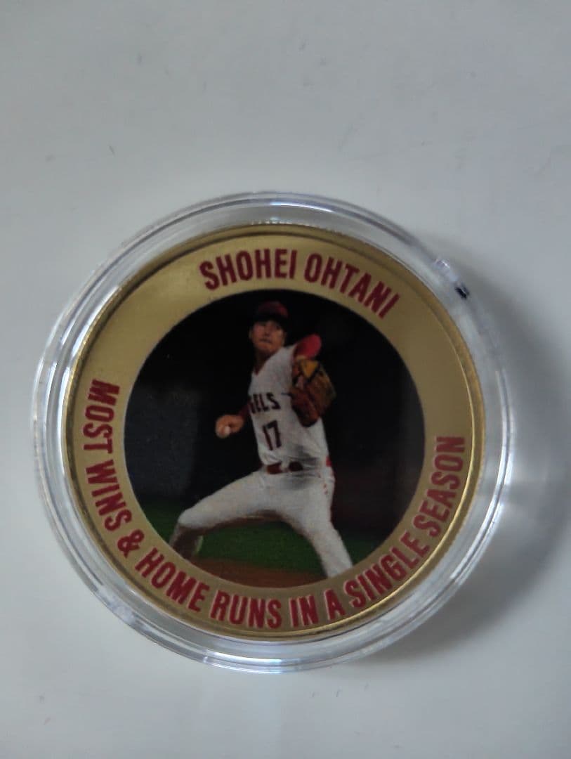 大谷翔平　2022年投打ダブル規定到達 記念ダブルゴールド•値下げしました