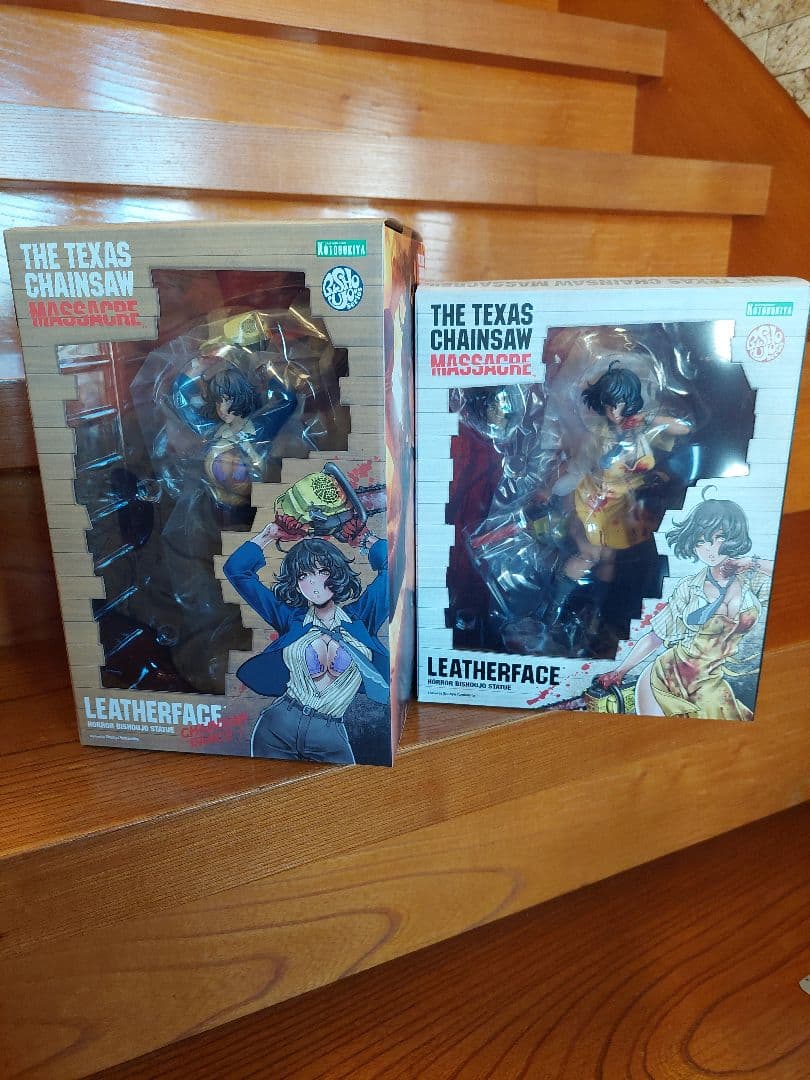 コトブキヤ　HORROR美少女　悪魔のいけにえ　レザーフェイス　2種セット