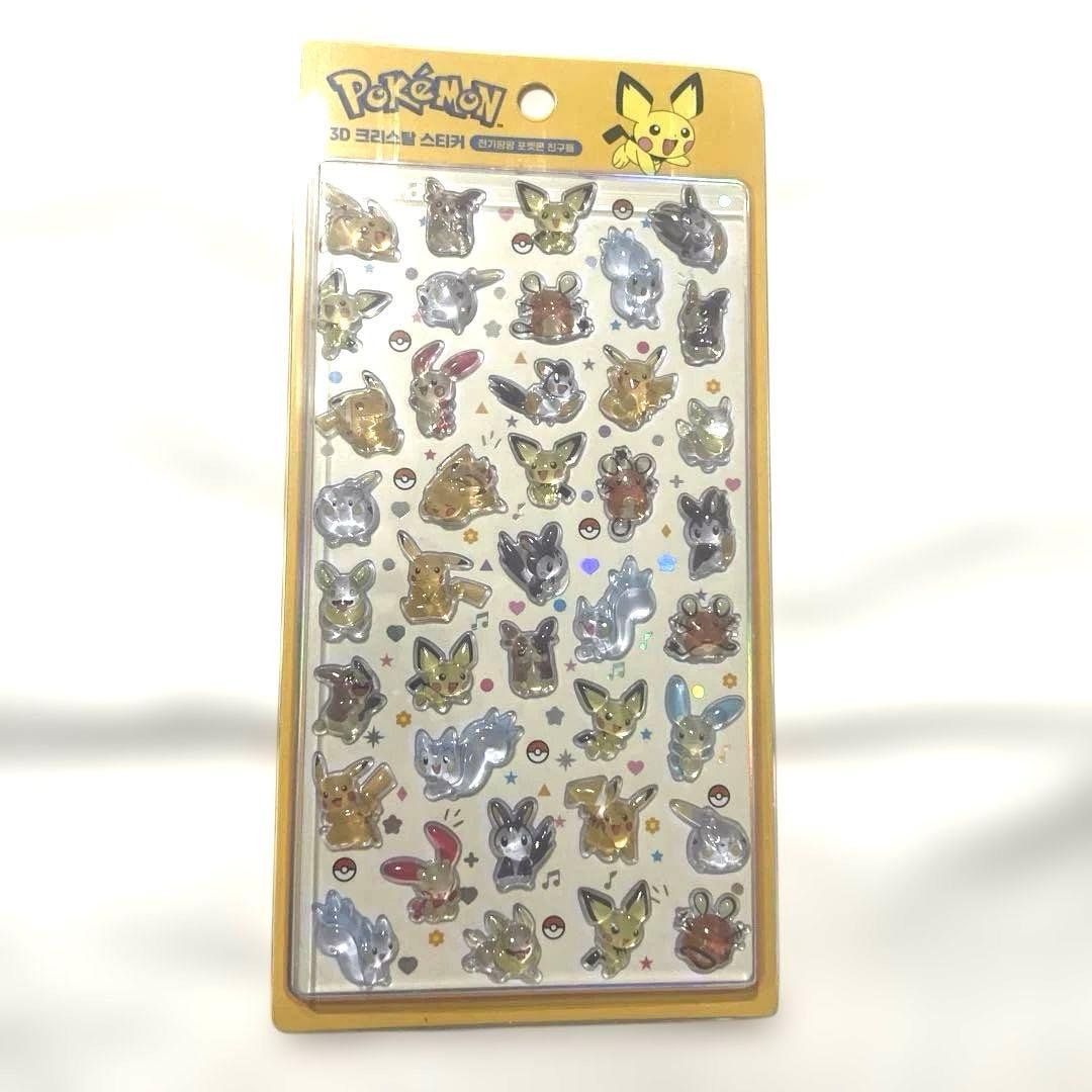 Pokémon　韓国限定　ボンボンドロップシール　全4種