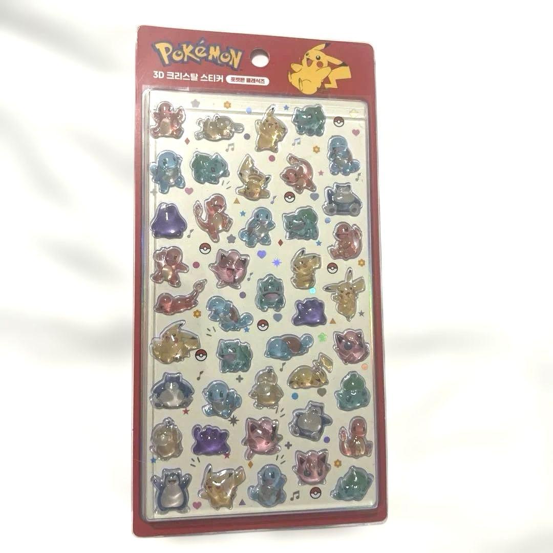 Pokémon　韓国限定　ボンボンドロップシール　全4種