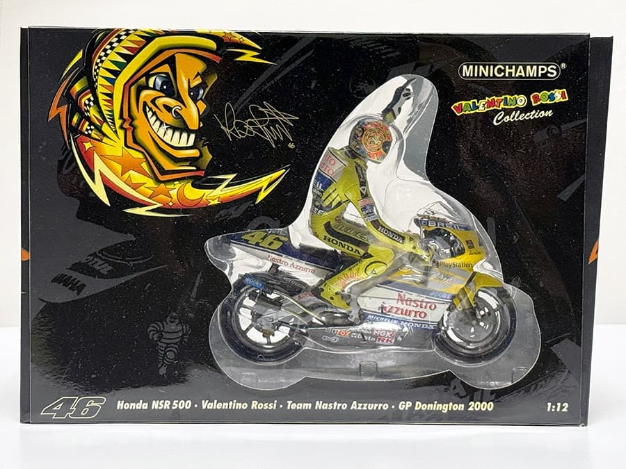 ミニチャンプス 1/12 ホンダ NSR500 ロッシ 2000 フィギュア付