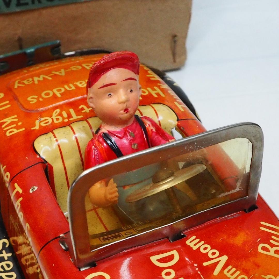 LINE MAR TOYS【JALOPYリモコン欠】tinブリキcar箱付toy