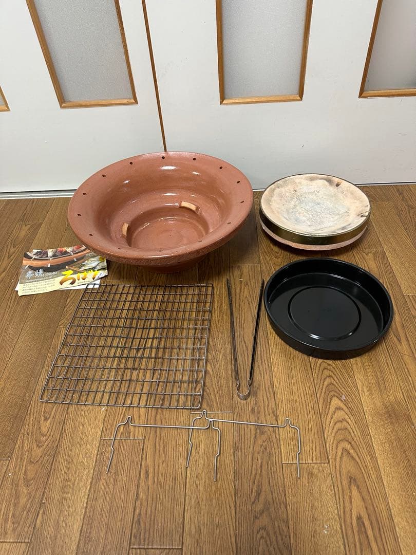 [レア]キンカ 串焼コンロ ろばた　大 （焼き網付き）