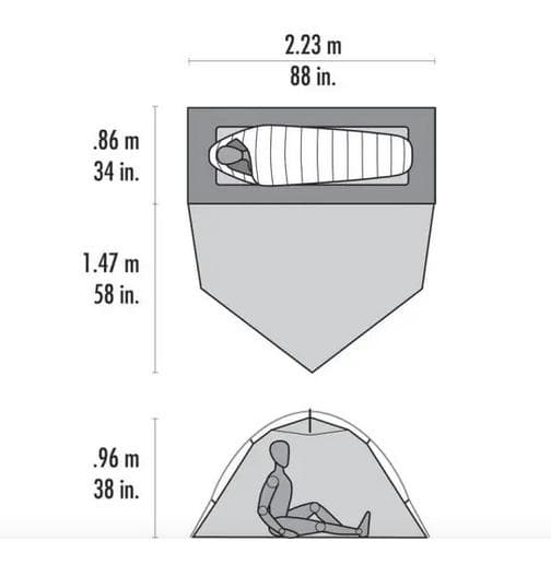 【希少廃番品】MSR HUBBATOUR1 ハバツアー1　ヨーロッパ仕様